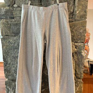 GARAGE GRAY WIDE LEG SWEAT PANTS / LOUNGE PANTS SZ TG/XL LIKE NEW